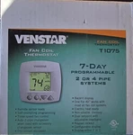 Brand New Venstar T1075 Fan Coil Thermostat. Fixed Price $50.00.