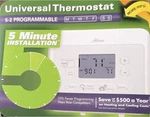 Hunter 44133 Programmable Universal Thermostat - White. Fixed Price $29.99.