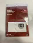 Ace Manual Thermostat 4164737 Heating Cooling 24 Volt Non Programmable (new). Fixed Price $13.95.