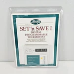 Hunter Set 'n Save Digital Programmable Thermostat Model 42204 New Nib. Fixed Price $49.85.