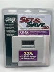 Hunter Set & Save 7-DAY Digital Programmable Thermostat White 44300A Nip New. Fixed Price $15.16.