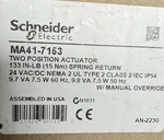 Schneider Electric MA41-7153 Spring Return Position Actuator 24VAC/VDC 133INLB. Fixed Price $124.99.