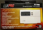 New Luxpro PSP511C Programmable Thermostat Digital Display Battery Backup 24V. Fixed Price $28.99.
