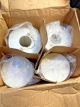 Case Of 4 Mcmaster 50 Micron Pleated Bag Filter Cartridges #2 25.75" X 7" New. Fixed Price $249.99.