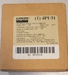 Dayton 4PU51 Low Voltage Thermostat, Hardwired, 24VAC./MV New. Fixed Price $15.00.