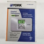 York S1-THEC11P5Y 5+2 Day Programmable Digital Thermostat New. Fixed Price $69.95.