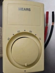 New Mears 800-22 M601 Line Voltage Thermostat Ivory Single Break Repl. M401. Fixed Price $42.00.