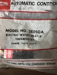 Dayton 2E050A Electric Water Heater Thermostat. Fixed Price $14.80.