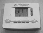 Proselect PSTSL11P52 Digital Display 5/2 Day Programmable Thermostat. White. Fixed Price $20.00.