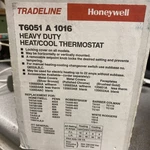 Honeywell, Tradeline, T6051 1016, Heavy Duty, Heat/ Cool Thermostat. Fixed Price $185.00.