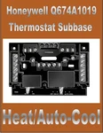 Nos Honeywell Q674A1019 Thermostat Subbase Heat/auto-cool Oem Hvac Part. Fixed Price $25.00.