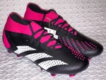 Adidas Predator ACCURACY.2 Fg Black White Pink Soccer Cleats Men 7.5 8 9.5. Fixed Price $118.65.