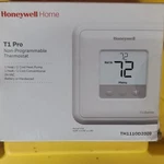 Honeywell Home T1 Non-programmable Thermostat, Digital, 24V, Wall-mounted. Fixed Price $30.00.