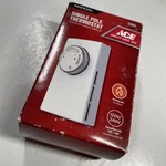 Thermostat Manual Single Pole By Ace Hardware Model No. 42603 (new Box). Fixed Price $17.99.