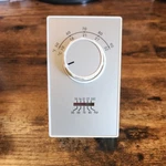 Tpi Line Voltage Thermostat Single Pole Heat Only ET9STS Industrial. Fixed Price $20.00.