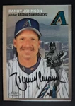 2023 Topps Chrome Platinum Anniversary Randy Johnson City Variation 54CV-8. Fixed Price $46.00.
