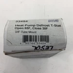 Mars 33494 Heat Pump Defrost Thermostat Open 65F Close 30F. Fixed Price $24.99.