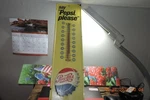 Old 1960'S Say Pepsi Please Cola Soda Wall Mount Thermometer Sign Adv Display. Fixed Price $129.00.