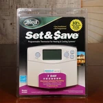 Hunter 44360 Set & Save 7 Day Programmable Thermostat Indiglo Lcd New. Fixed Price $49.99.
