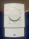 White Analog Wall Thermostat Temperature Control. Fixed Price $15.00.