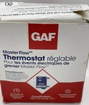 Gaf Masterflow Manual Adjustable Thermostat For Power Attic Vents 900321 **new**. Fixed Price $27.98.