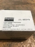 Dayton 6EDY9 Line Voltage Thermostat (new). Fixed Price $125.00.