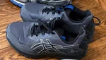 Size 8 - Asics Gel Venture 10 Carrier Grey Black. Fixed Price $54.00.