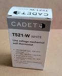 Cadet T521-W Single Pole Thermostat Kit For Heaters White. Fixed Price $16.29.