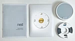 Nest Thermostat Smart Home Wifi Digital Programable T4000ES White. Fixed Price $29.00.