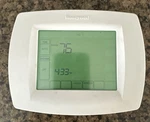 Honeywell Vision 8000 Touchscreen Programmable Thermostat (TH8320U1008). Fixed Price $75.00.