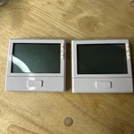 Lot Of 2 Vive Comfort TP-S-855C White Thermostats 7-DAY Programmable Tested. Fixed Price $34.99.