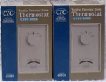 Lot Of Ctc Vertical Universal Room Thermostat Cool Only Model 43320. Fixed Price $21.99.
