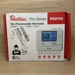 Robertshaw Non-programmable Single Stage 1H/1C Wall Thermostat RS8110. Fixed Price $32.95.