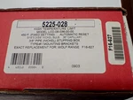 High Temperature Limit Robertshaw 5225-028 For Deep Fat Fryer. Fixed Price $50.00.