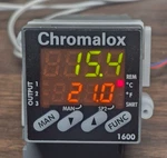 Chromalox 1604-11030 1/16 Din Temperature Controller 100-240VAC 50/60HZ. Fixed Price $149.00.