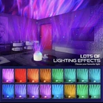 Aurora/water Ripple Projector Light: Usb Rechargeable, 16 Colors, Remote Control. Fixed Price $25.00.