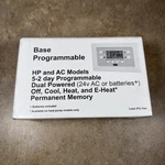 Carrier TB-PAC01-A Series Programmable Thermostat (1H/1C, 5-2 Day). Fixed Price $42.49.