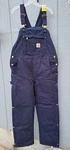 Carhartt Bib Overalls Mens Medium Navy Blue Firm Duck Insulated Loose OR4393 Nwt. Fixed Price $69.99.