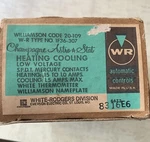 White-rodgers Champagne Astro Heating Cooling Room Thermostat Nos. Fixed Price $17.95.