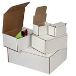 White Corrugated Mailers Many Sizes 50 100 200 Shipping Packing Boxes. Fixed Price $299.95.