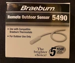 Braeburn 5490 Remote Outdoor Sensor Upc 33732 00530. Fixed Price $19.00.