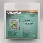 Venstar Model T1075 Fan Coil Thermostat 7-DAY Programmable 2 Or 4 Pipe Systems. Fixed Price $69.99.