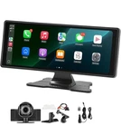 Vevor Wireless Car Stereo, 10-INCH Hd Portable Radio Touch Screen New Box. Fixed Price $80.00.