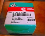 Onan Thermostat 0186-6193 Cummins Green Label Oem. Fixed Price $35.00.