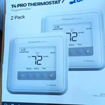 Honeywell Home T4 Pro Thermostat 2 Pack RTH4110U - New Open Box. Fixed Price $45.00.